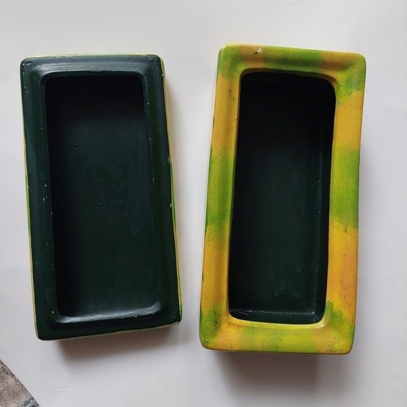 Psychedelic Yellow/Green Ceramic Box - Picture 6 of 12